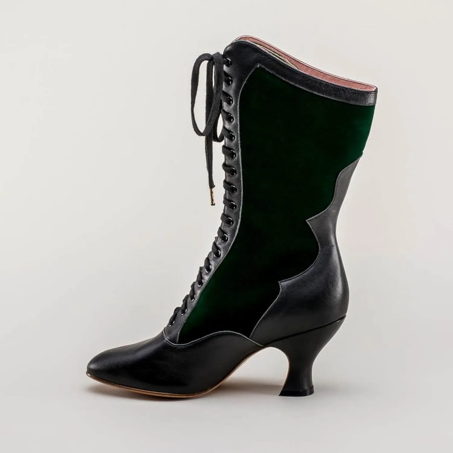 AMDBEL Wide Calf Boots for Women High Heel Womens Fall Boots 2024 Lace Up Sexy High Heel Pointed Toe Boots Winter Shoes