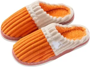 Colorful Fuzzy Slippers Christmas Cozy Fluffy House Shoe Warm Slipper for Indoor Outdoor Soft Fur Cozy Plush Faux Fur Scuff Slippers
