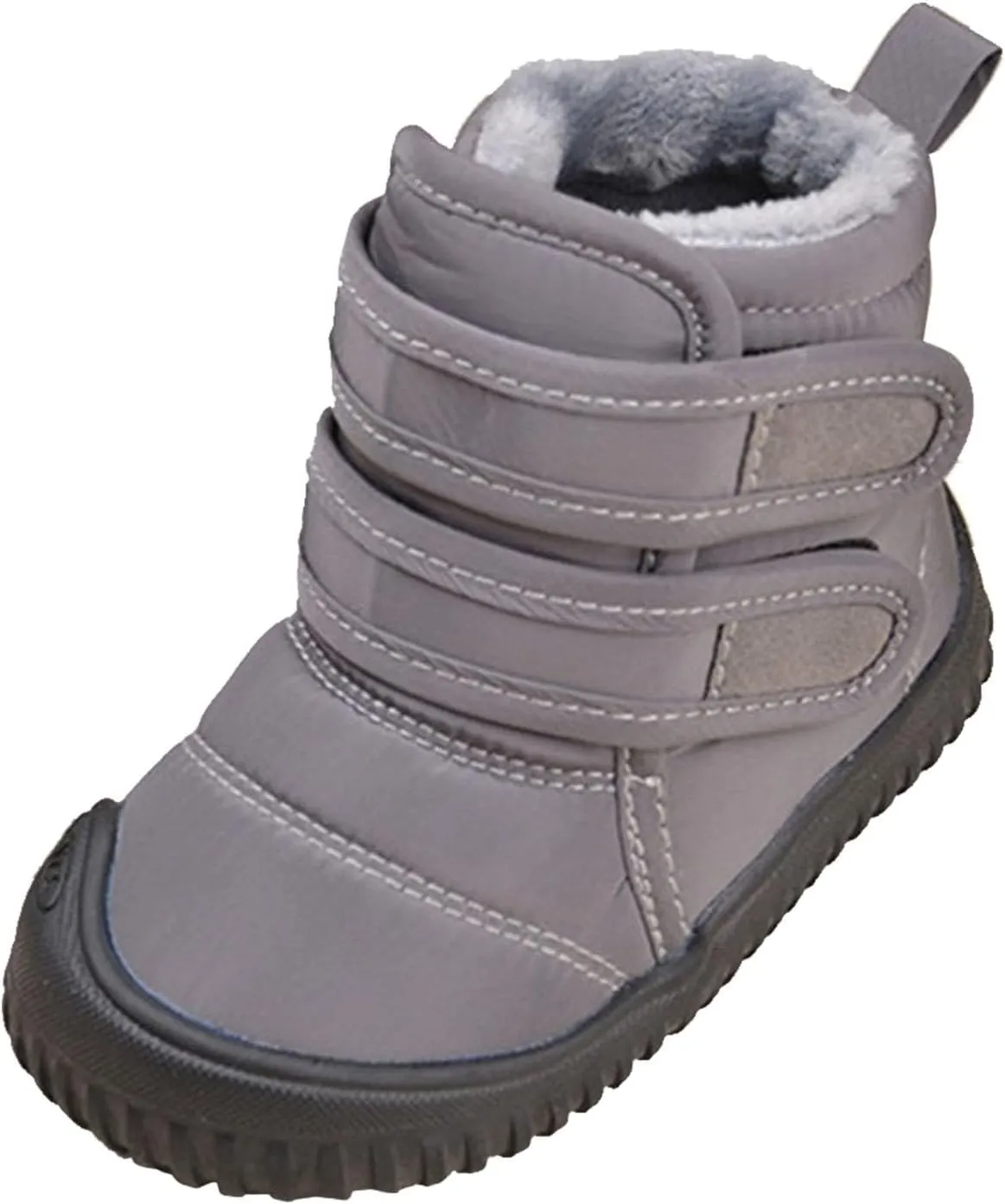 Fuzzy Snow Booties For Boys Kids Childrens Open Toe Fr Boots Shoes Winter Outdoor Ski Non Slip Shoes Padded Comfy