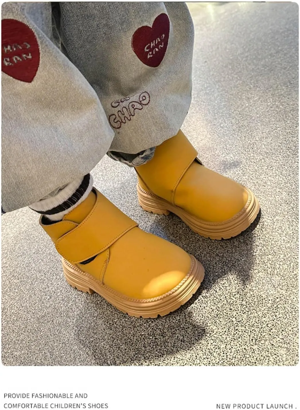 Infant Toddler Kids Winter Ankle Flat Snow Boot Classic Water Proof Solid Rubber Sole Winter Boots for Kids Boys 5 Yrs
