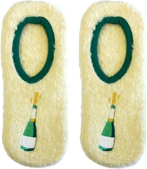 Living Royal Fuzzy Socks and Slippers - Cute and Creative Unique Designs Warm and Soft Comfy Grips on Bottom 100% Polyester