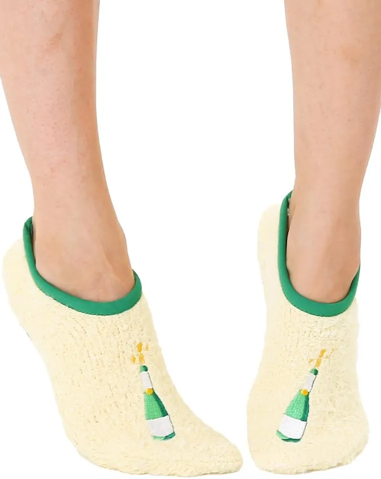 Living Royal Fuzzy Socks and Slippers - Cute and Creative Unique Designs Warm and Soft Comfy Grips on Bottom 100% Polyester
