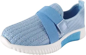 Sneakers for Women Mesh Slip On Running No Lace Walking Shoes Slip On Lightweight Gym Workout Breathable Fashion Sneakers