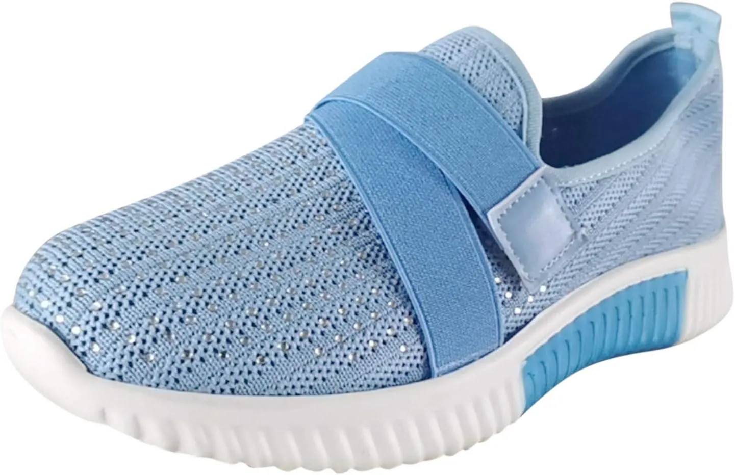 Sneakers for Women Mesh Slip On Running No Lace Walking Shoes Slip On Lightweight Gym Workout Breathable Fashion Sneakers