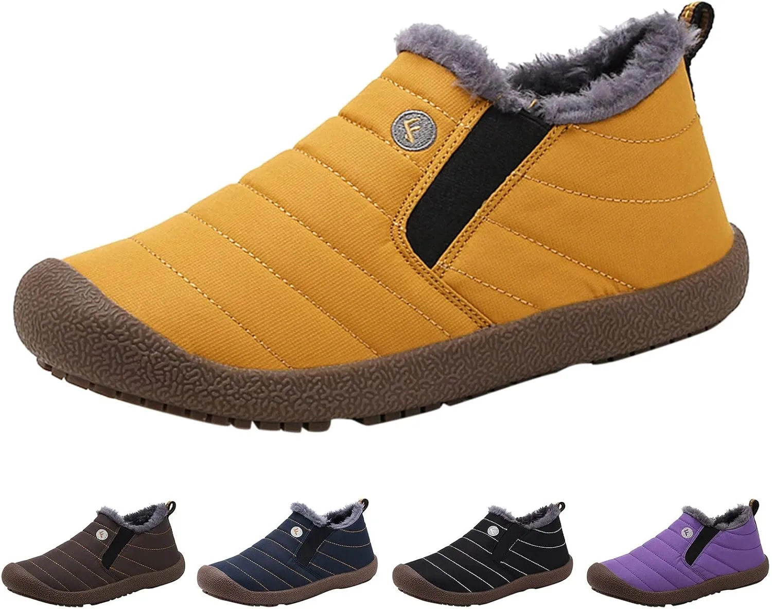 Snow Boots for Women Waterproof Snow Boots Waterproof Lace to Toe Boots Anti-Slip Outdoor Ankle Booties Work Boots for Men