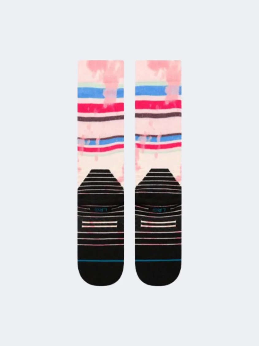 Stance Brong Poly Snow Kids Skiing Sock Pink