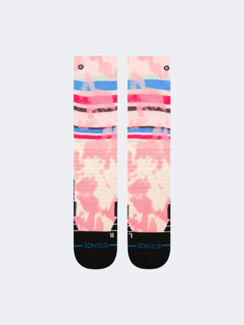 Stance Brong Poly Snow Kids Skiing Sock Pink